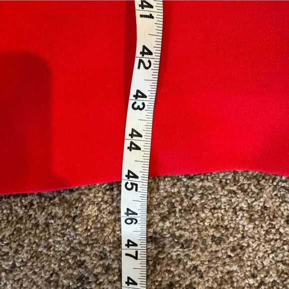 Vintage Cheekaberry Red Belted Wool-Blend Dress | Size 16 Vintage ~Modern 12/14 - Picture 12 of 14